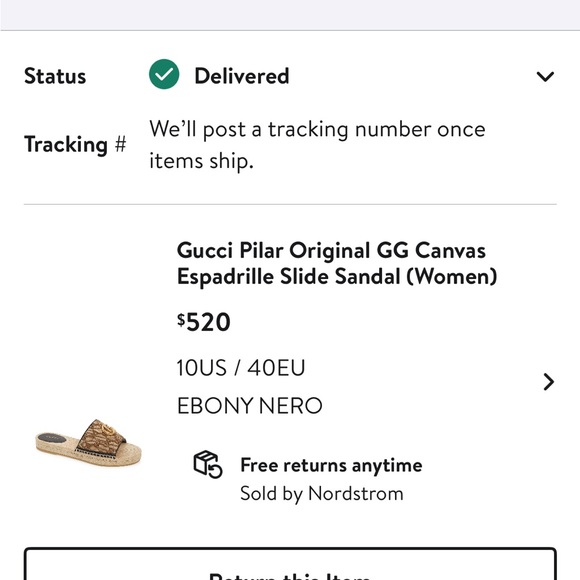 Gucci Brown GG Espadrille Sandal with Gold Double G - Picture 7 of 7